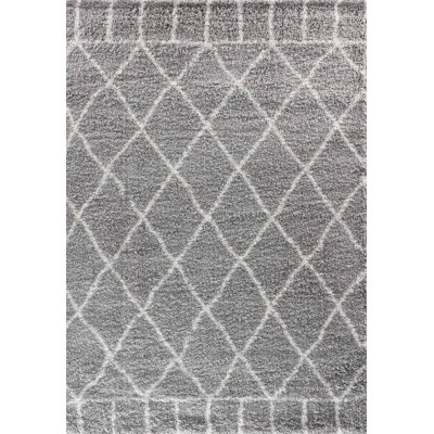 Toland Geometric Shag Area Rug