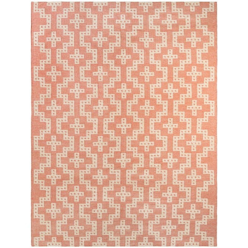  Tapis en laine Rani Kilim, Rectangle 10 pi x 14 pi 1 po, Brun