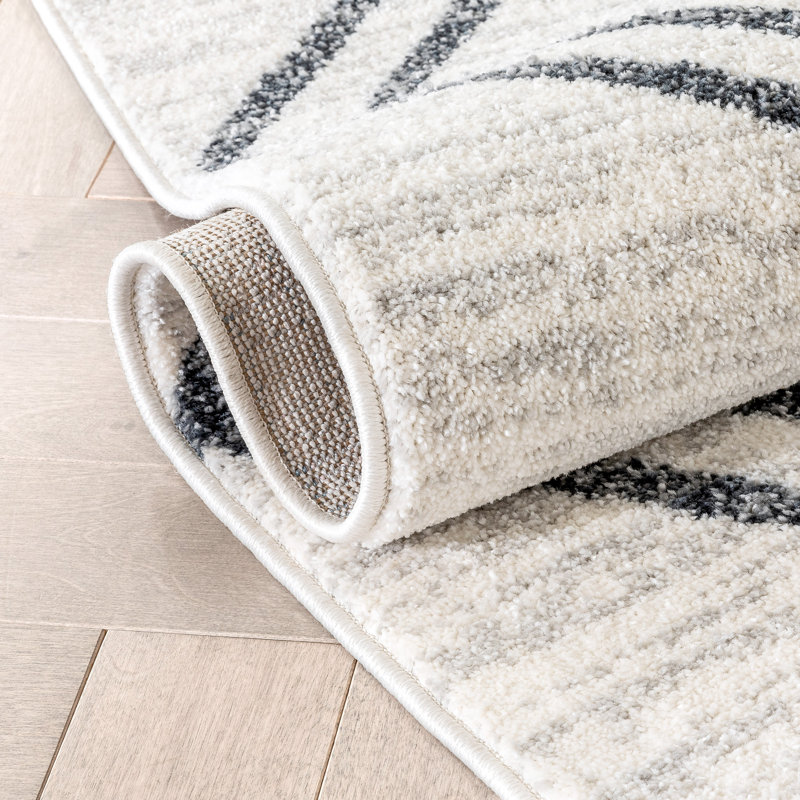 Kennedy Grey/Ivory Children's Rug, Rectangle 120 x 160cm