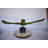 Acrobatic Frog Green Patina Bronze Statue Mounted on A Marble  43" x 26" x 20"H