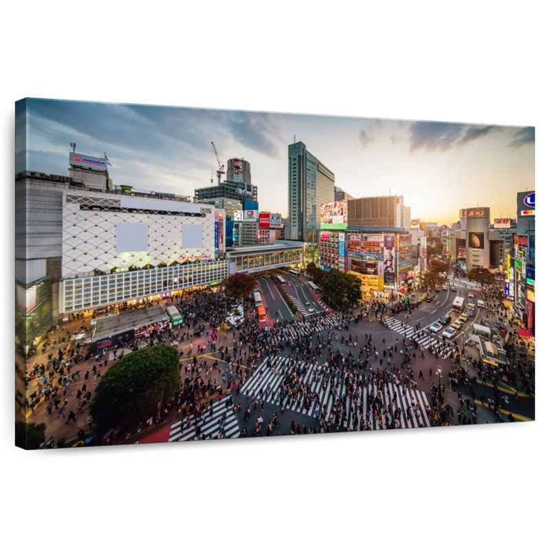 Shibuya District Tokyo, 8" H x 12" W