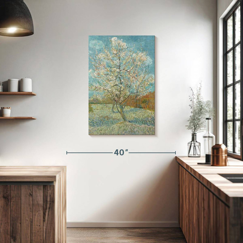 Harnek The Pink Peach Tree, 36" H x 24" W