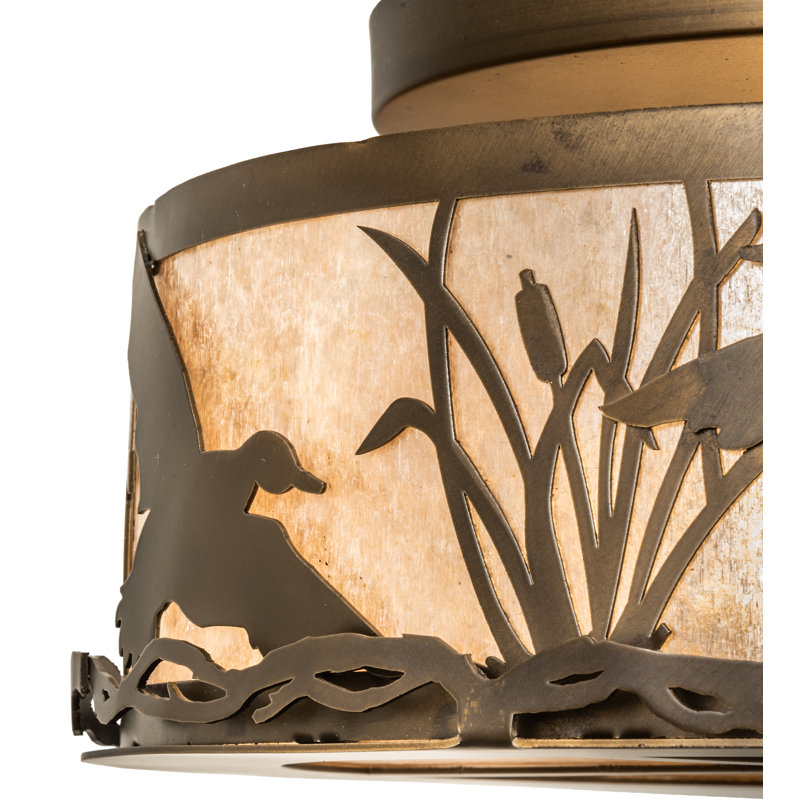 Mica Semi Flush Mount