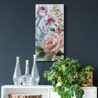 «Romantic Botanical II», reproduction d'art sur toile tendue