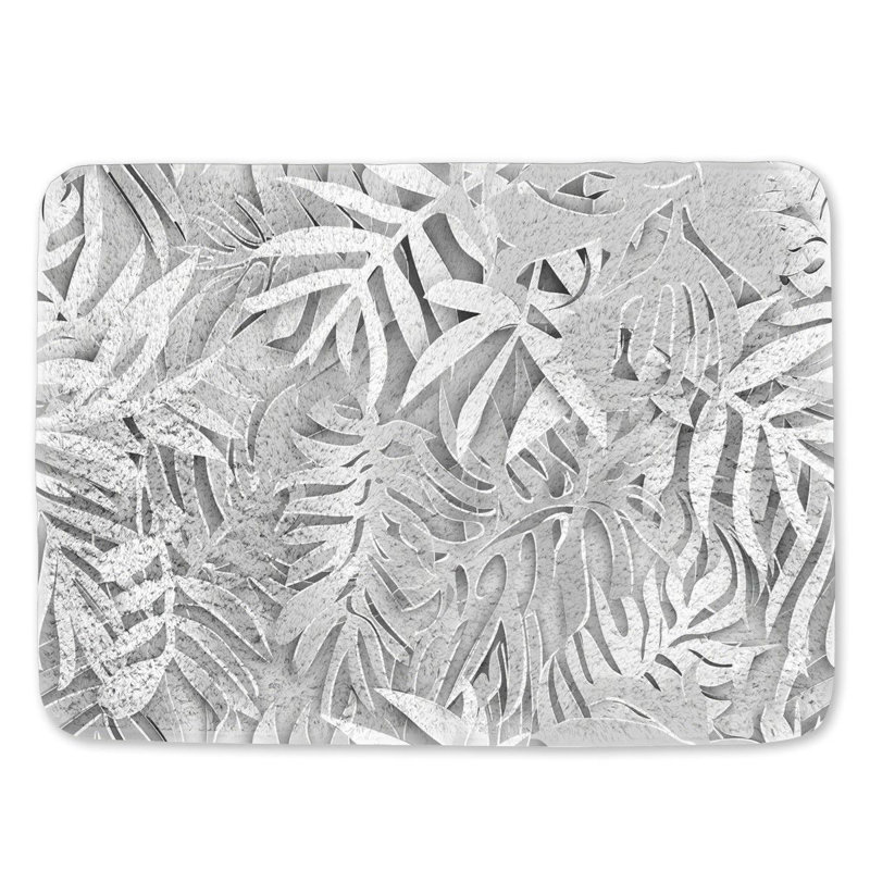 Tapis de bain en microfibre / microsuède, L 17 po x L 24 po