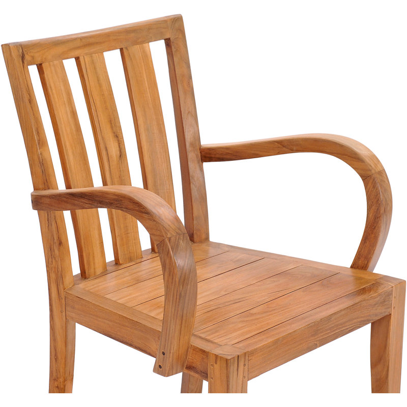 Chanelle Outdoor Teak Dining Armchair