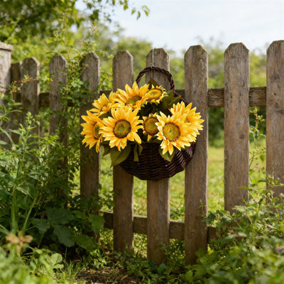 Wall-Mounted Artificial Flower