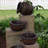 Laiqah Weather Resistant Floor Fountain with Light