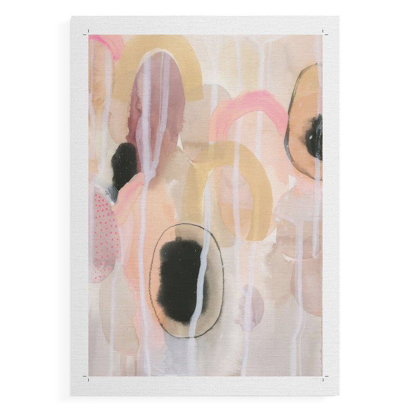 Avocat rose I - Impression sur toile seulement - NON-CADRE, H 18 po x l 12 po
