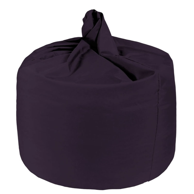 Attenborough Polyester Outdoor Friendly Refillable Bean Bag Chair, Purple, 80cm H x 70cm W x 70cm D