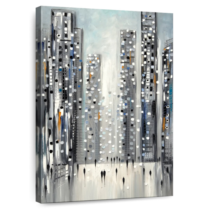 Avery City Reflections, 30" H x 20" W