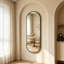 Miroir mural ovale pleine longueur-796516434