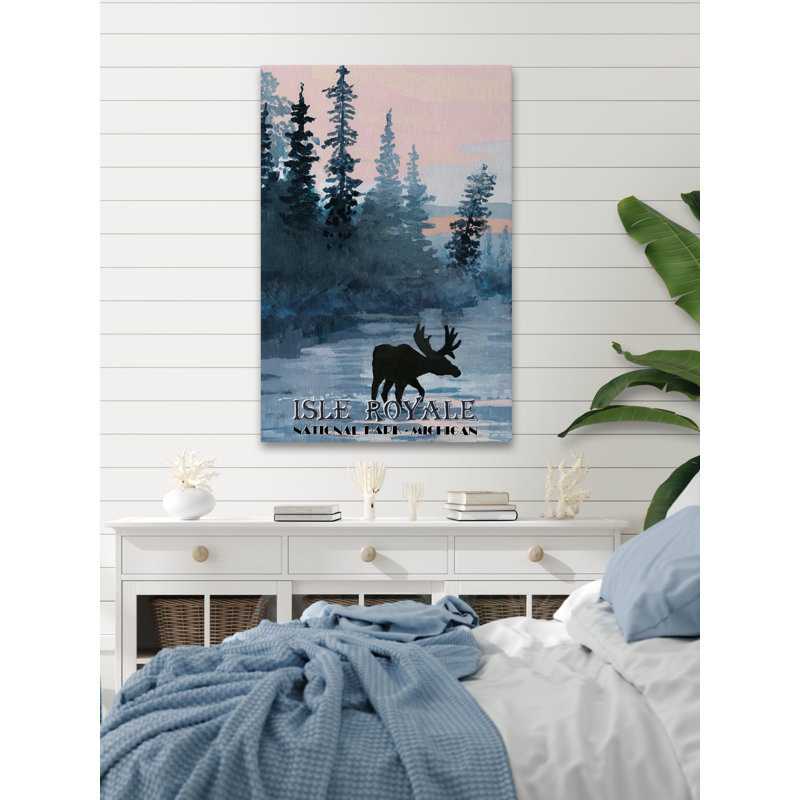 «Isle Royale National Park» par - reproduction d'art sur toile tendue, H 36 po x l 24 po x 1,5 po