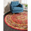 Tapis traditionnel Azar couleur merlot-71262273