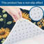 Tapis de cuisine bleu marine tournesol aquarelle, ensemble de 2 pour la maison et la cuisine