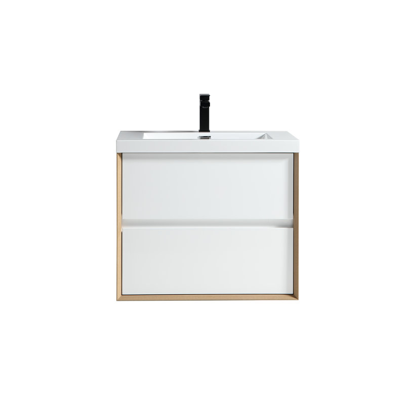Ensemble de meuble-lavabo simple 35 po Seavy, Blanc