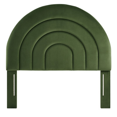 Solana Arched Performance Velvet Headboard