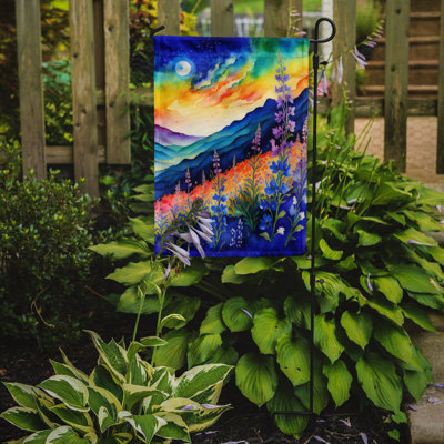 Drapeau de jardin double en polyester H 15,5 po x l 11,25 po