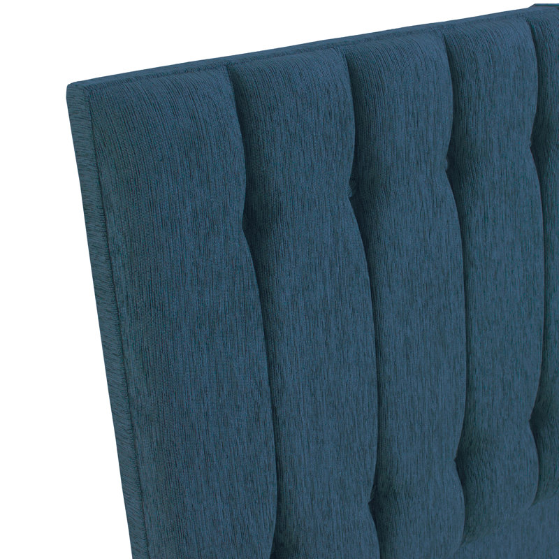 Maura Upholstered Headboard, Blue, Kingsize