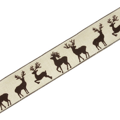 Ruban à motif cerf