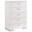 Ensemble de chambre avec grand lit 5 pièces blanc brillant-1098702378-1098702382