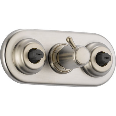 Garniture de robinet de douche à inverseur avec poignée levier xo