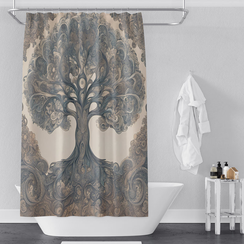 Charlemont Floral Shower Curtain, 70" W x 72" L