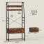 HOMCOM Coat Rack with Shoe Storage Hall Tree Hall Stand-930667185