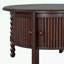 Table basse ronde avec rangement et porte coulissante-448605091-448605090