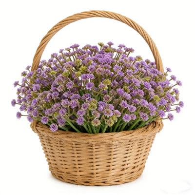 Bouquet de 6 plantes simulées, bouquet de ciel étoilé, véritable touche de fleurs de gypsophile artificielles pour le mariage, la décoration intérieure, l'artisanat de bricolage