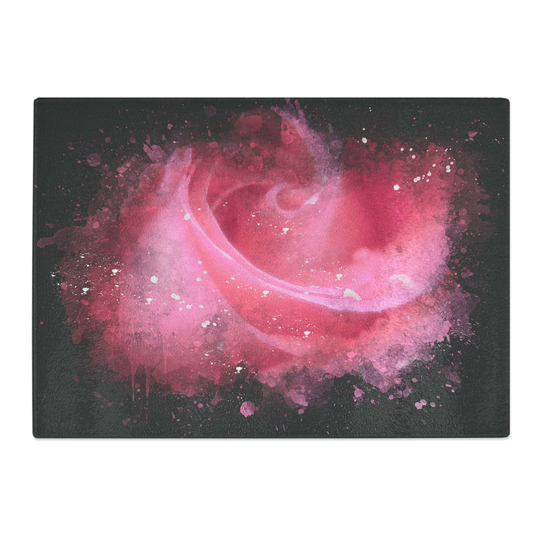 Rose Flower Vol.8 Paint Splash Chopping Board