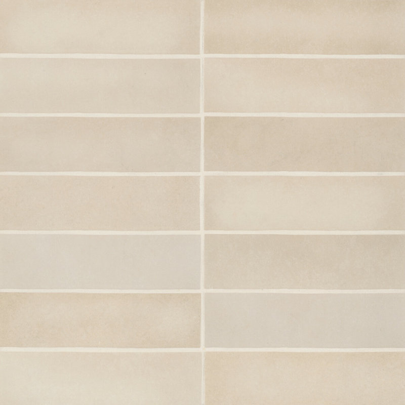 Makoto 2.5" x 10" Ceramic Tile, Tatami Beige