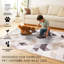 Tapis ivoire tissé à plat Lattice-248137132