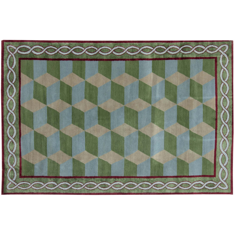 Modern One-of-a-Kind Rectangle 6'6" X 9' Area Rug