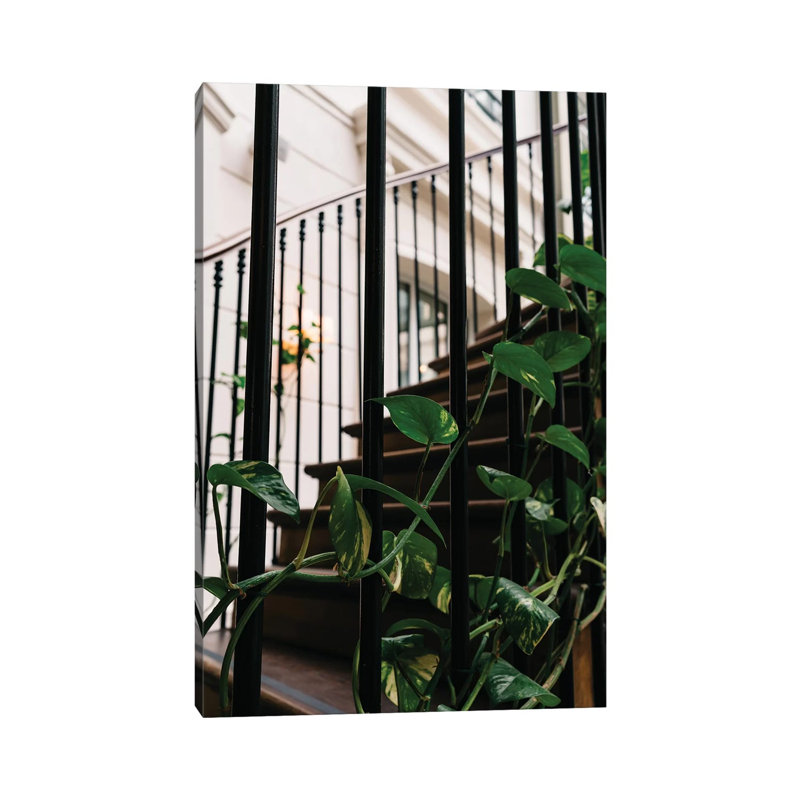 Parisian Stairs by Bethany Young - Print on Canvas, 66.04cm H x 45.72cm W x 3.81cm D, Wrapped Canvas