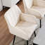 Chaise de salle à manger simple, chaise de cuisine rembourrée avec accoudoirs pour la salle à manger, la cuisine et le salon-502686373