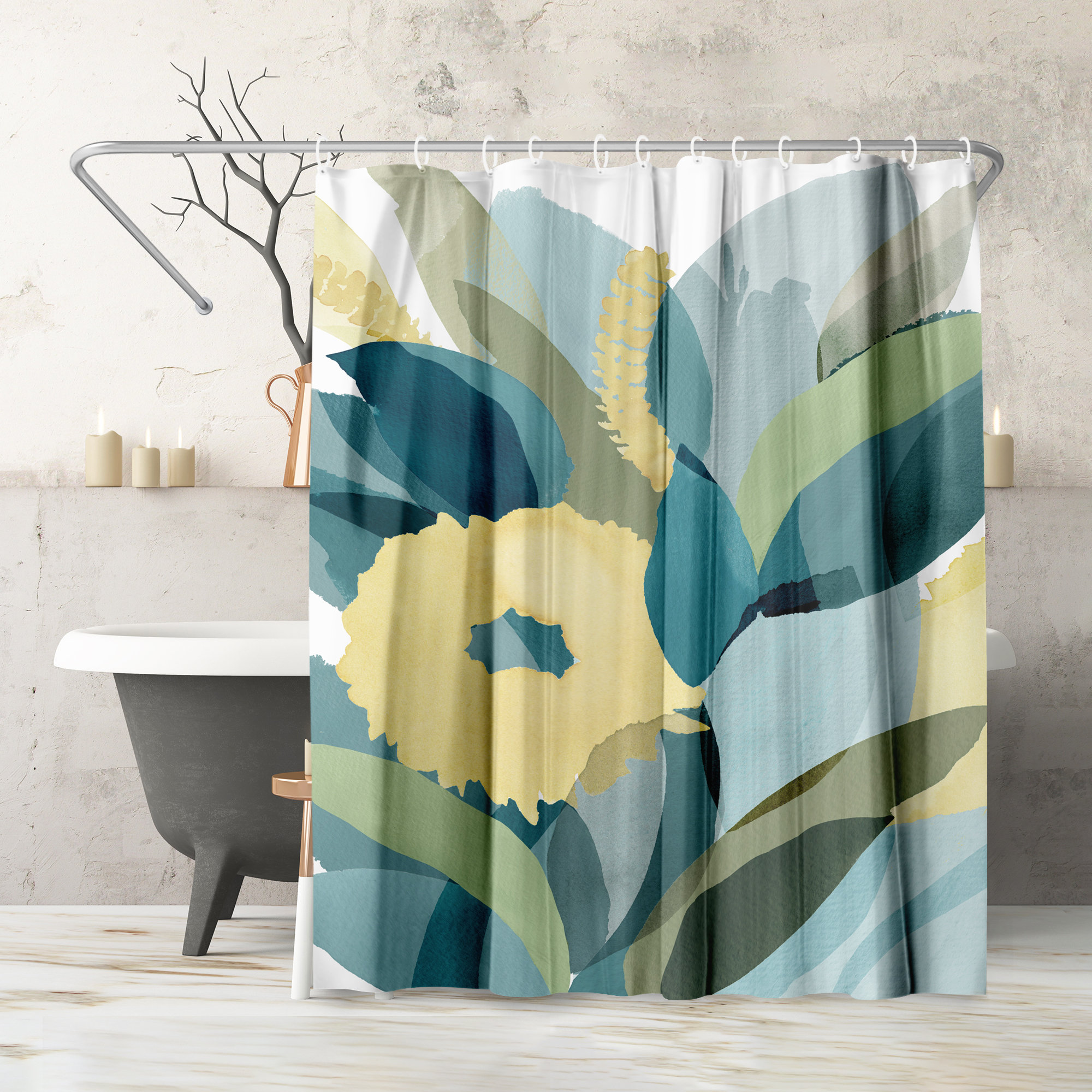 Shower Curtain - Embodiment By Pi Creative Art