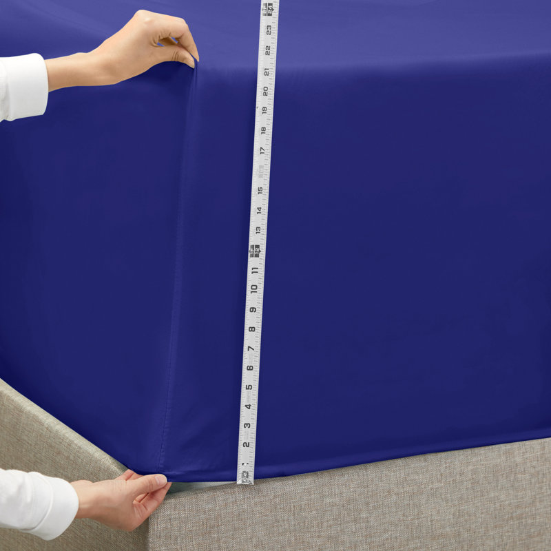 Ensemble de draps luxueux en microfibre, Grand, Bleu royal