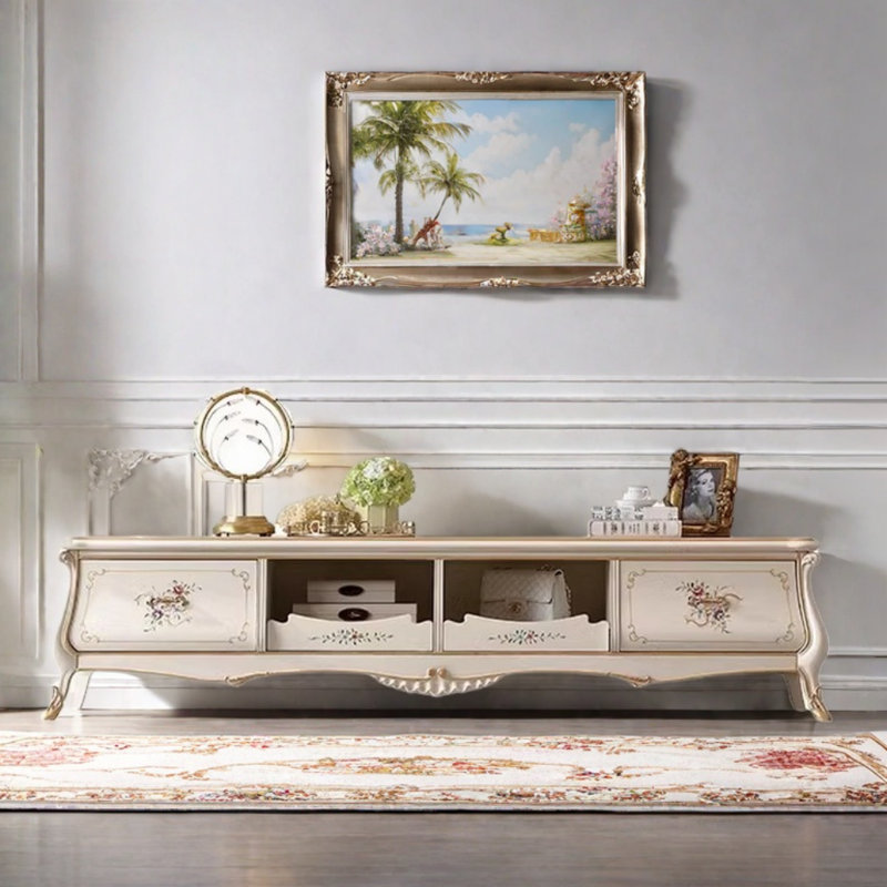 Creative Painted TV Cabinet