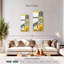 Pop of Yellow Abstract III - Ensemble de 3 toiles tendues-166746959
