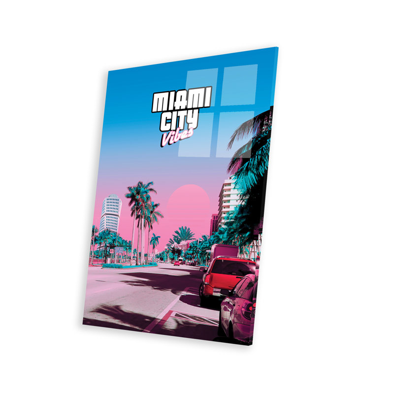 «Miami City Vibes On Plastique / Acrylique» par Danner Orozco, peinture