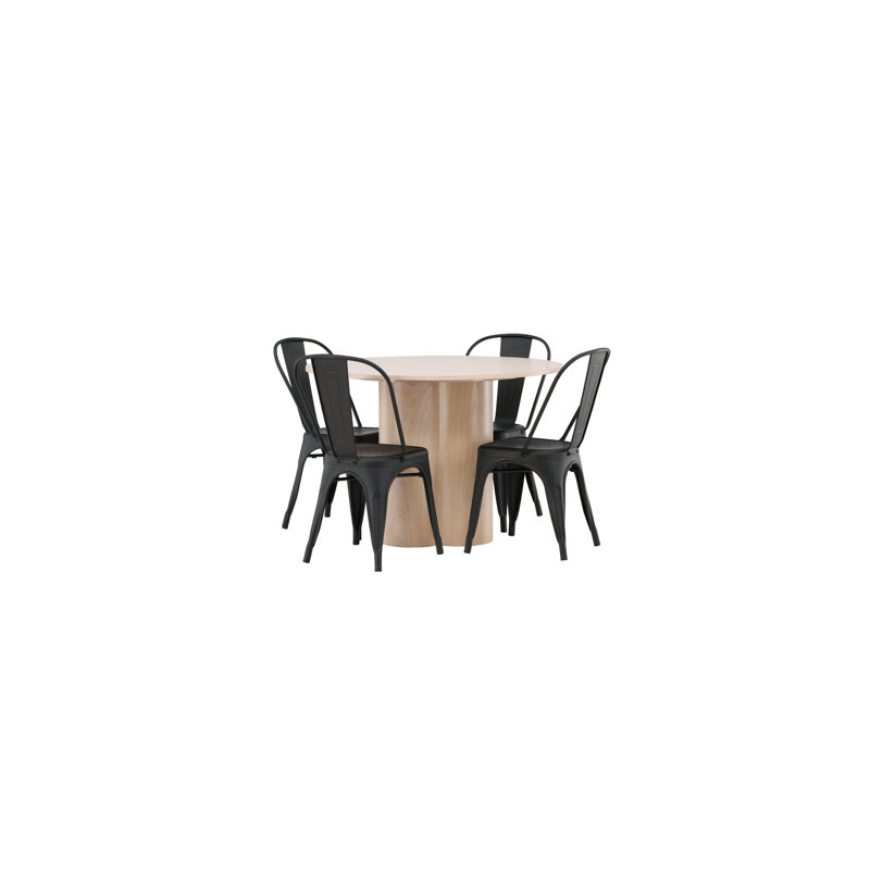 Pippin 4 - Person Dining Set, White