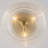3-Light Ribbed Glass Flush Mount