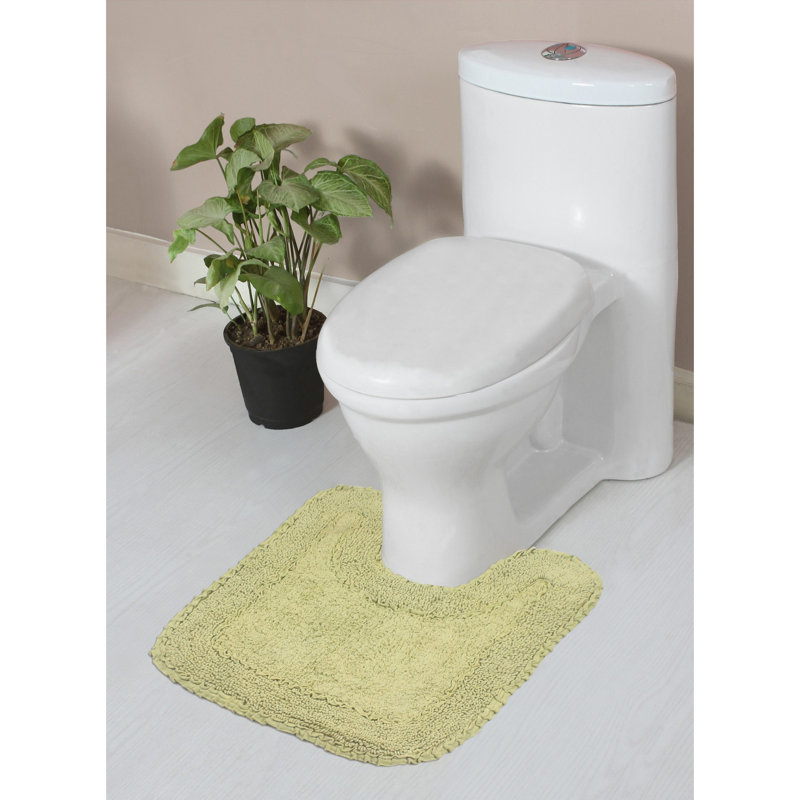 Tapis 100% coton Aceyon 20 po x 20 po, Vert