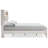Beamond Upholstered Bookcase Storage Bed-115848738