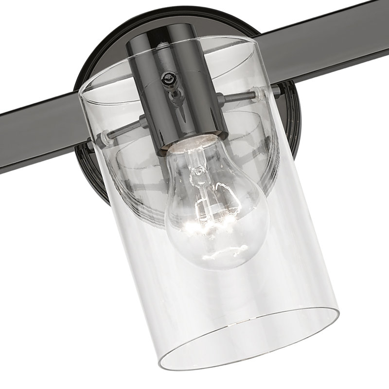 Ashiana 5 - Light Dimmable Vanity Light, Black Chrome