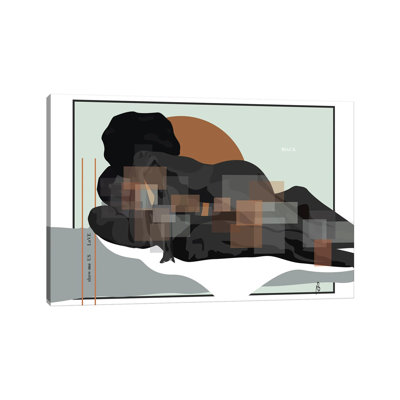 Show Us Love Black 1 Piece Wrapped Canvas Wall Art