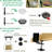 Upgraded Bird Feeding Station Kit,Deck Railing Mounted Birds Feeder Pole For Balcony With 3 Hooks,Bird Bath,Metal Mesh Tray And Suet Cage,Multi-Design Style,Used For Plant Hanger