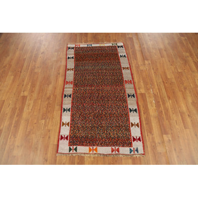 Handmade Wool Gabbeh Style Traditional Rug 3x5