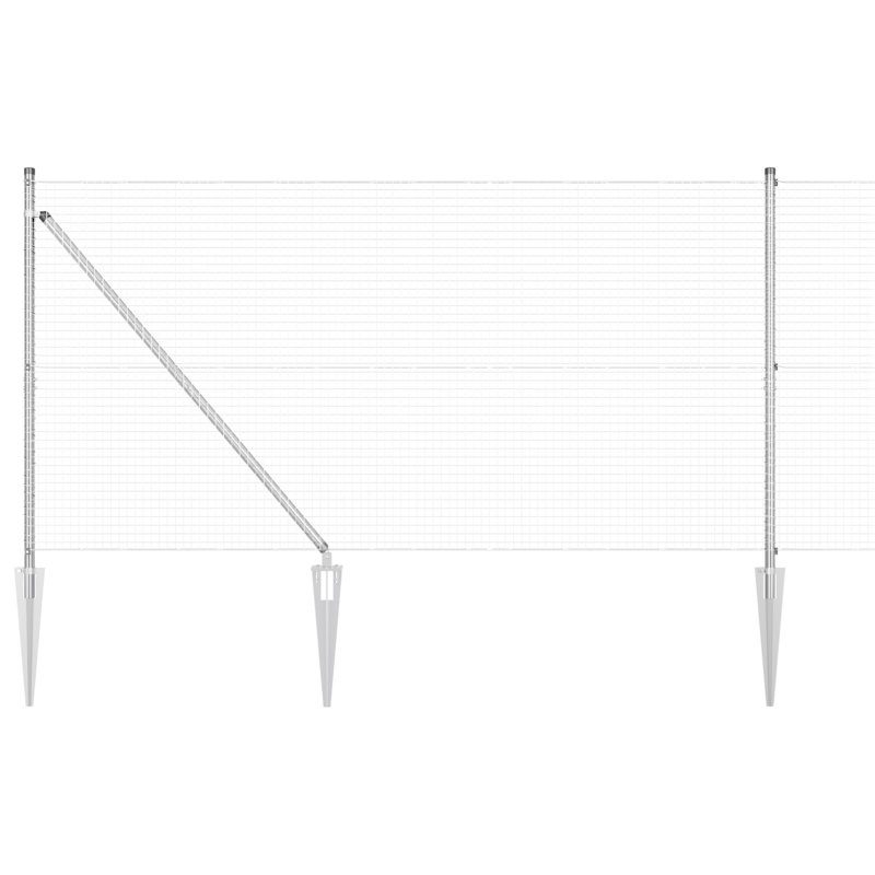 120 cm H x 1000 cm W Steel Border Fencing